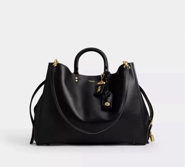 COACH ROGUE BAG 40 Black leather CCX21