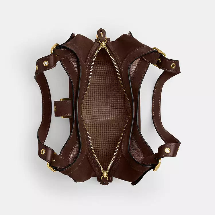 COACH Drifter Shoulder Bag 31 Dark Chocolate CFM44 refined calf leather
