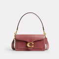 Coach Tabby Shoulder Bag 26 Crossbody in Leather/Brass/Peony CW631 - The Tiny Bag