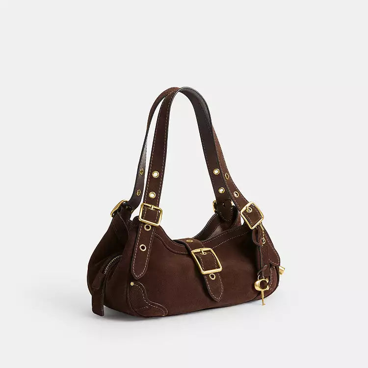 COACH Drifter Shoulder Bag 31 Dark Chocolate CFM44 refined calf leather