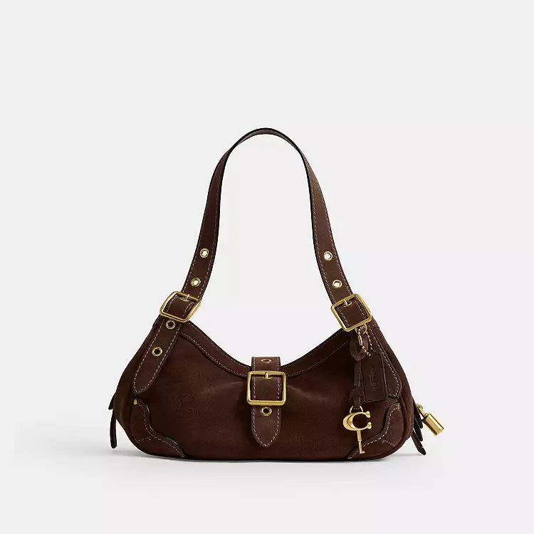 COACH Drifter Shoulder Bag 31 Dark Chocolate CFM44 refined calf leather