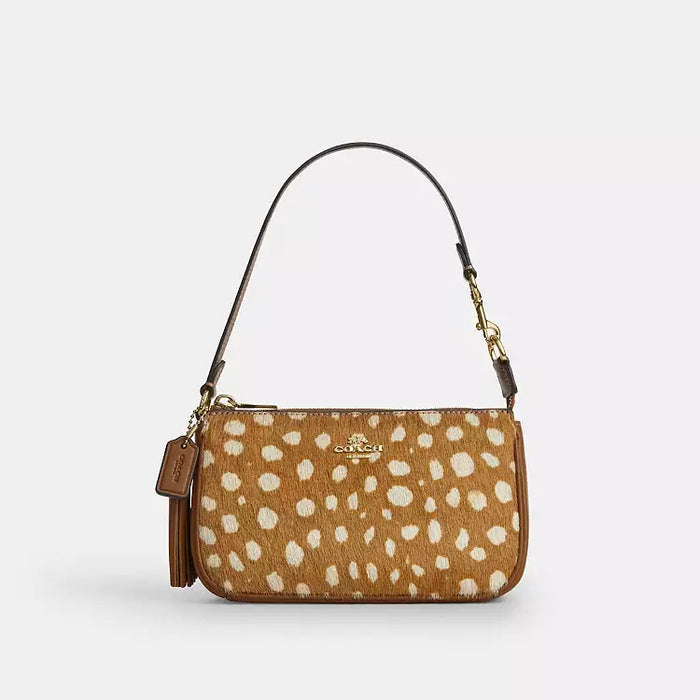 Coach CDW35 Nolita 19 With Deer Print Shoulder Bag Wristlet in Brown Multi