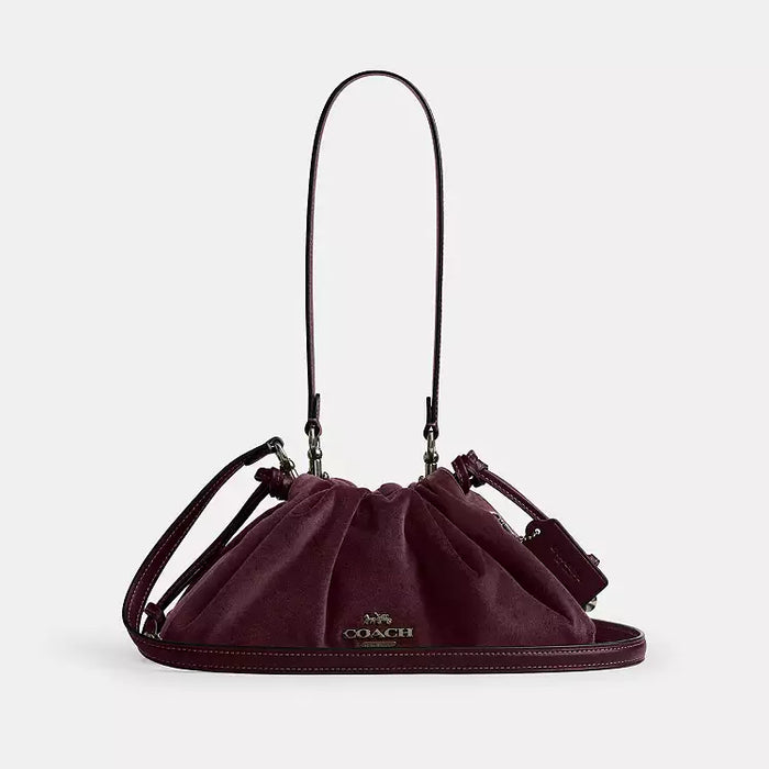 Coach Faye Shoulder Crossbody Bag In Velvet Burgundy CCE40
