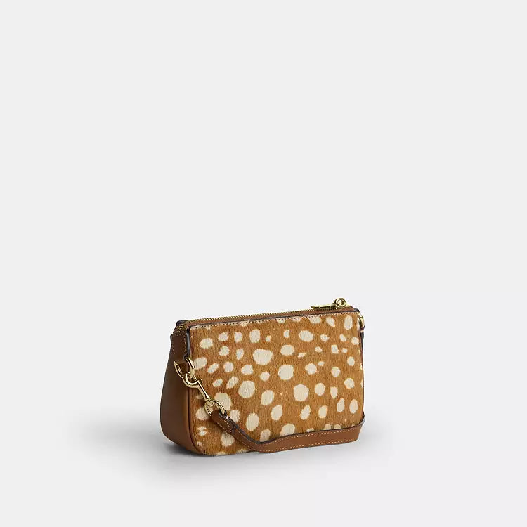 Coach CDW35 Nolita 19 With Deer Print Shoulder Bag Wristlet in Brown Multi