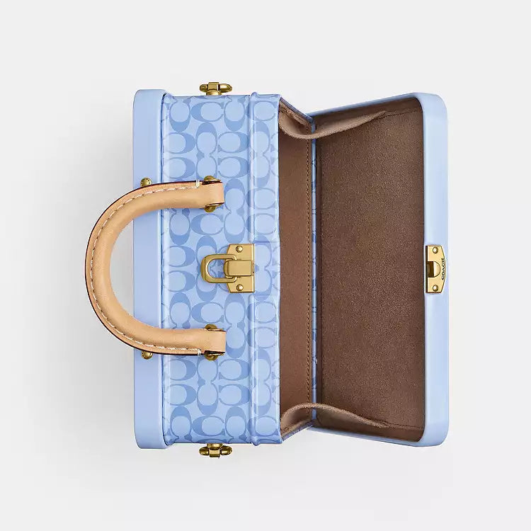 Coach x Brain Dead Souvenir Box Crossbody Brass/Purple Multi CES92