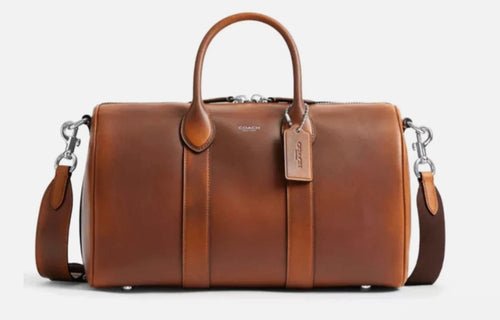 COACH Compass Bag 35 In Loved Leather Saddle Burnt Sienna CEO42 - The Tiny Bag