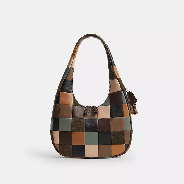 Coach Coachtopia Alter/Ego Crescent Shoulder Bag Leather Suede CCX57 Multi 4