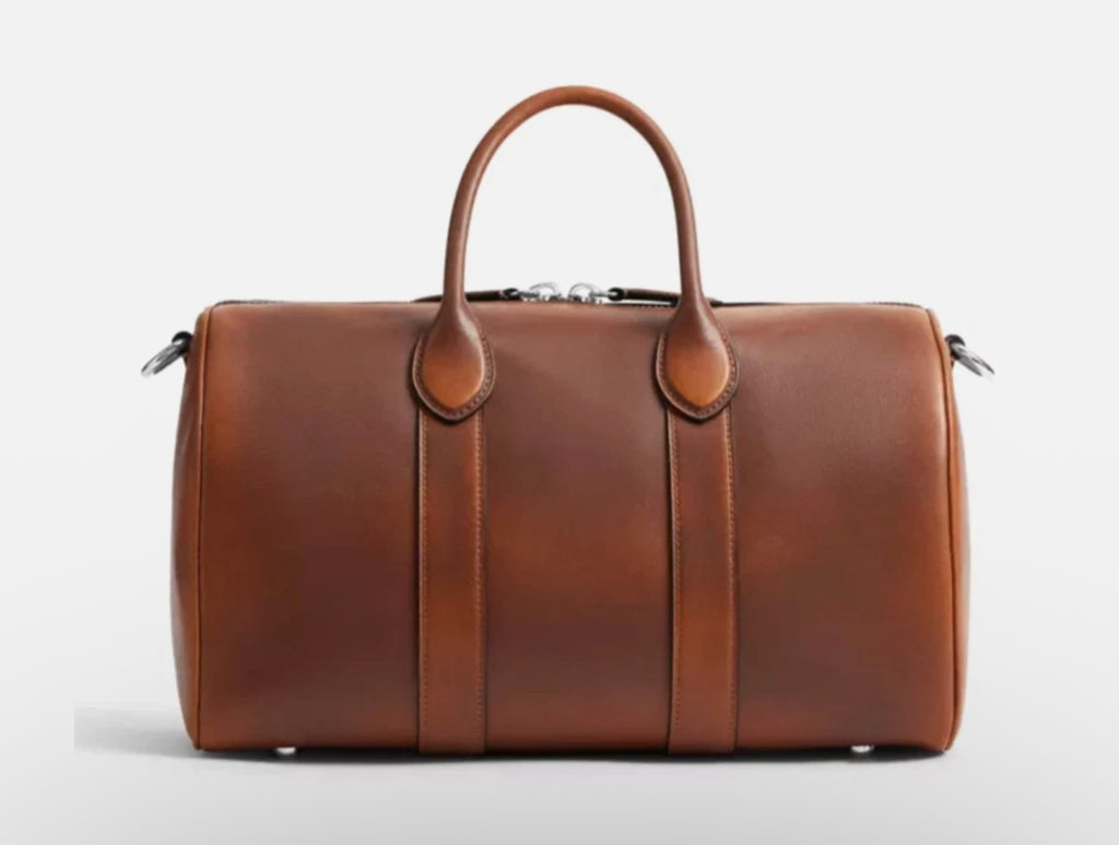 COACH Compass Bag 35 In Loved Leather Saddle Burnt Sienna CEO42 - The Tiny Bag