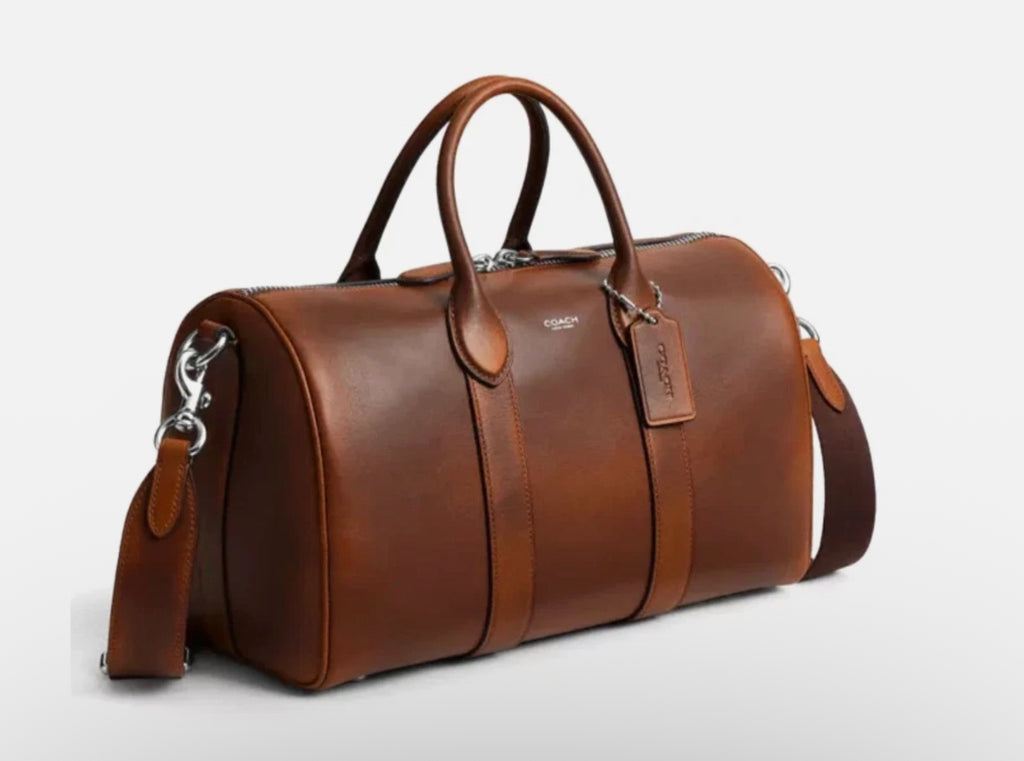 COACH Compass Bag 35 In Loved Leather Saddle Burnt Sienna CEO42 - The Tiny Bag