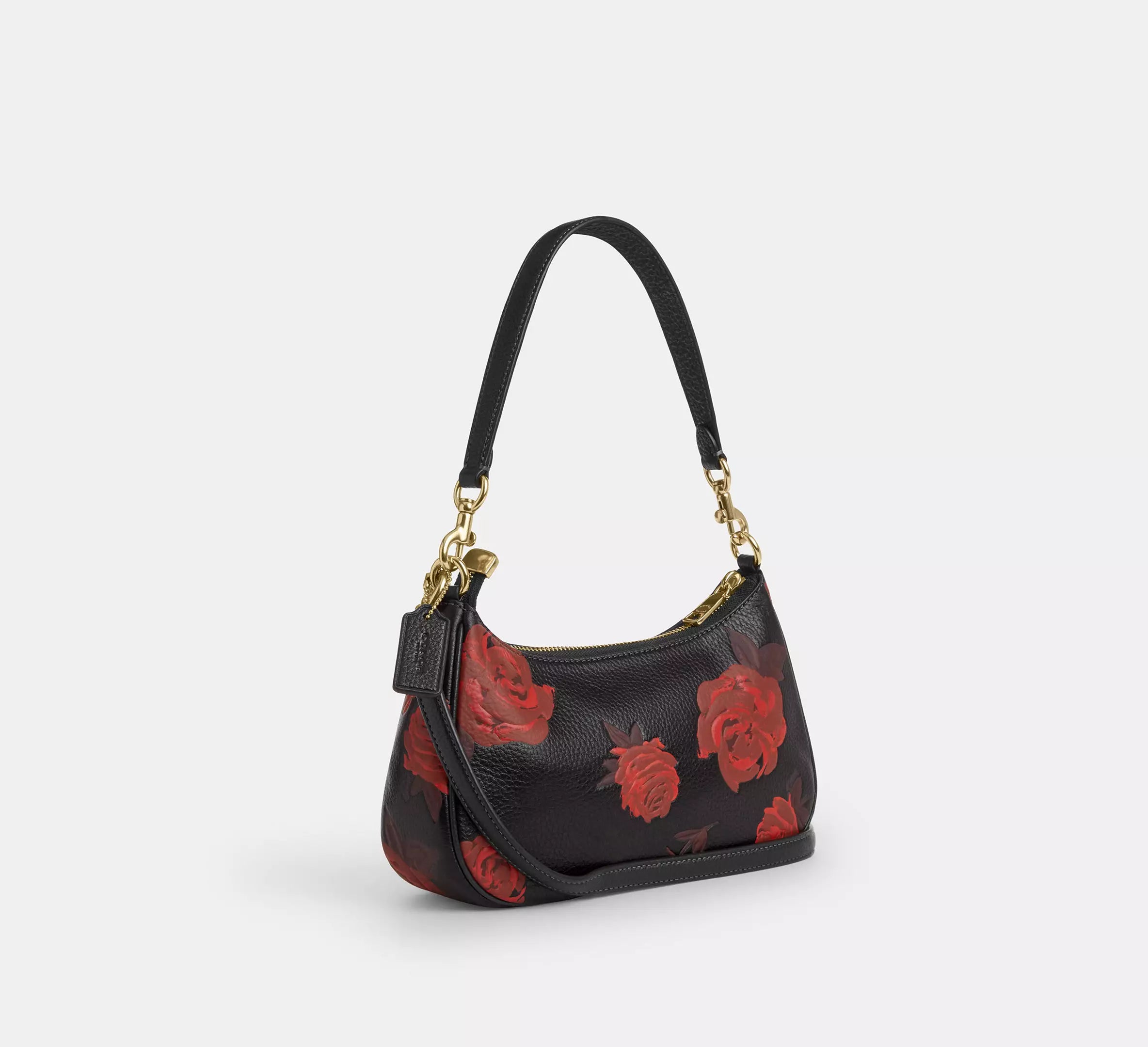 Coach Teri Shoulder Bag With Floral Print CCE28 - The Tiny Bag