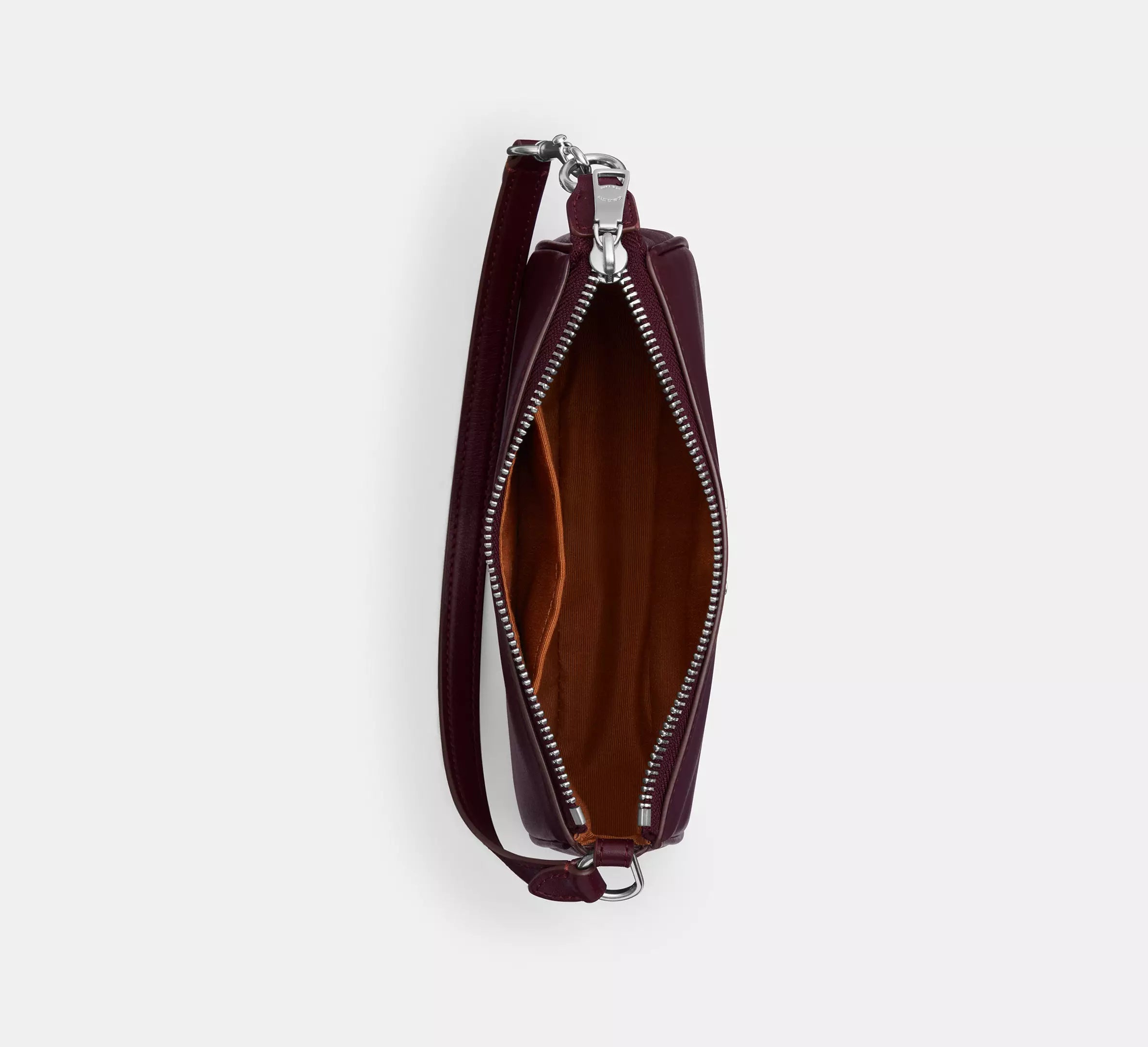 Coach Boxed Nolita 19 And Nolita Bag Charm Set In Leather/Silver/Dark Wine CCK95 - The Tiny Bag