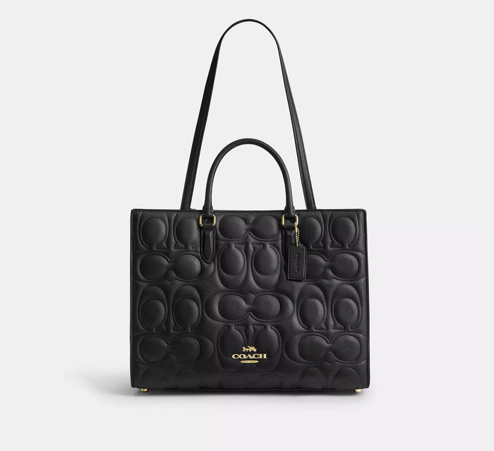 Coach Maggie Large Tote Bag In Signature Leather CY672