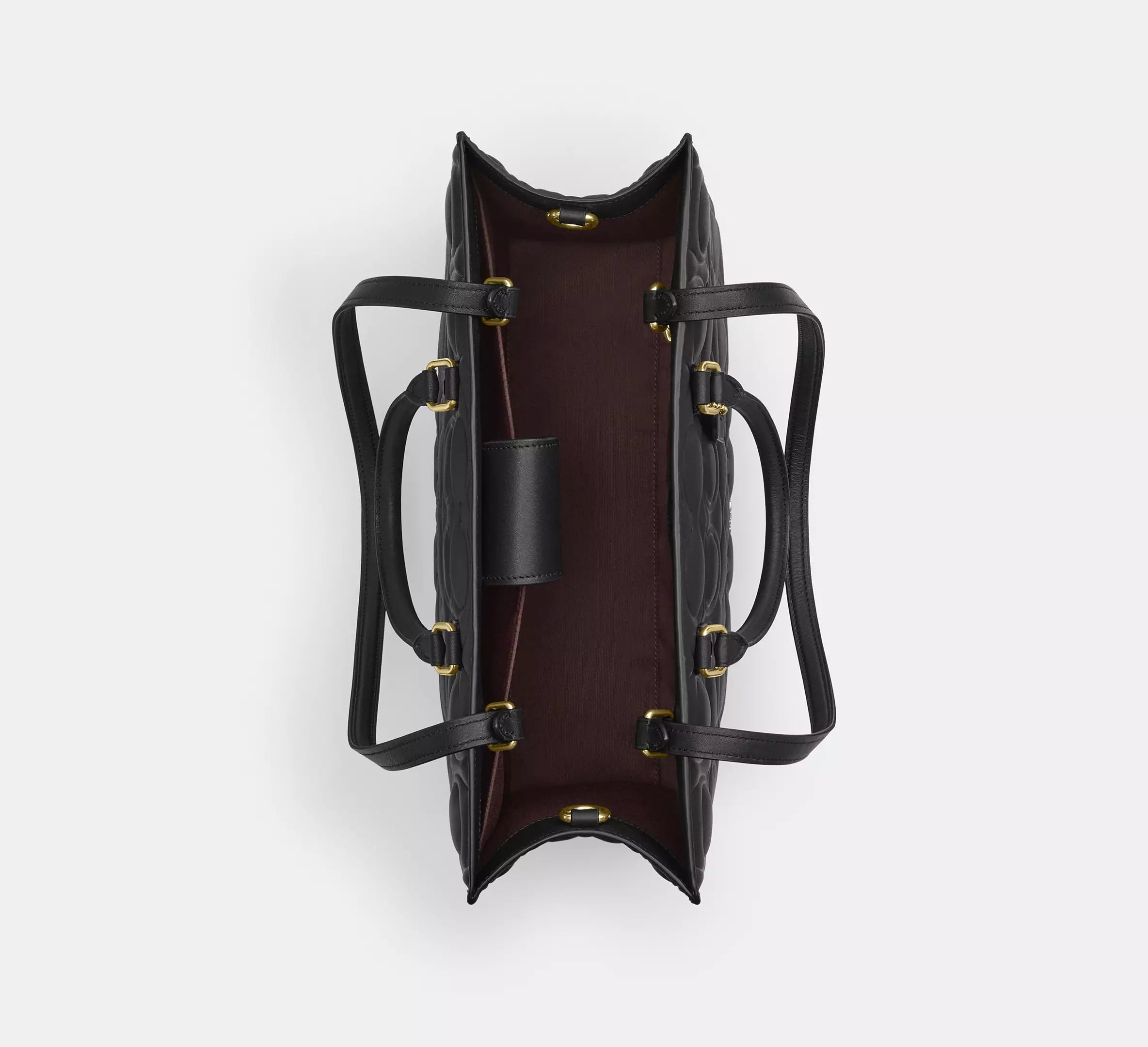 Coach Maggie Large Tote Bag In Signature Leather CY672 - The Tiny Bag