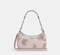 Coach Teri Shoulder Bag with butterfly print by The Tiny Bag, stylish leather bag featuring a colorful butterfly design.